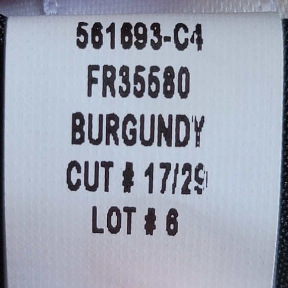 Isabel Maternity Burgundy Print 561693 Floral Shirt Sz Medium - Picture 13 of 14